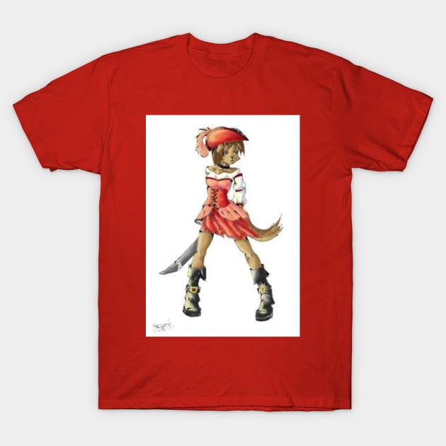 Captain AK (Art by Susie Gander) T-Shirt by Reynard City